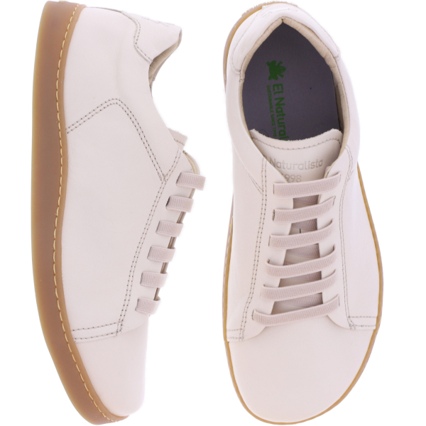 El Naturalista | Origen | N5910 | Cream-Cremeweiß Soft Nappaleder | Damen Barfußschuhe