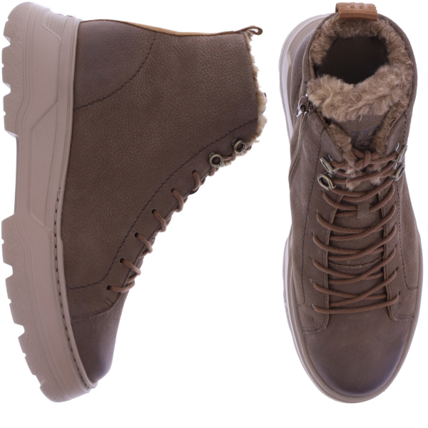 Paul Green | 5497-008 | Tabak-Braun | Weiches Kalbsleder | Damen Booties