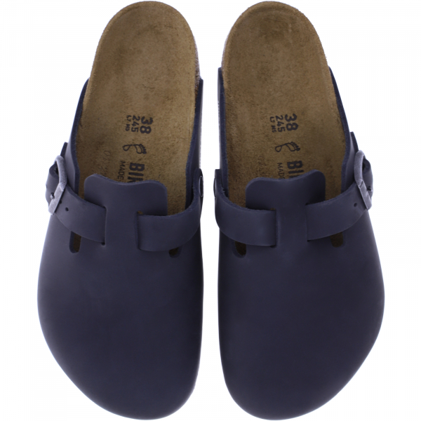 Birkenstock / Modell: Boston / Schwarz Nubukleder / Weite: Normal / Art: 059461 / Unisex Clogs