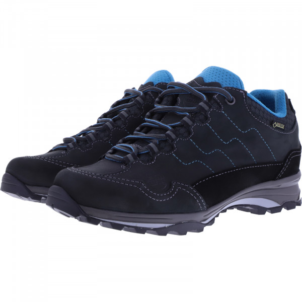 Hanwag / Modell: Robin Light Lady GTX / Black/Ocean / Gore-Tex / Damen Trekkingschuhe