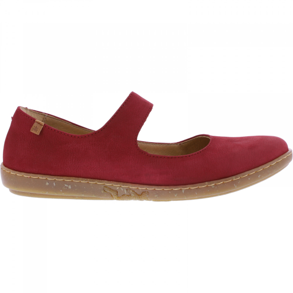 El Naturalista / Modell: N5301 Coral / Farbe: Tibet-Rot Leder / Damen Ballerinas