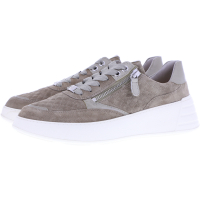 Hassia / Genova / Fog Beige Softvelour / Wechselfußbett / Art: 4-301457-6900 / Damen Schnürer