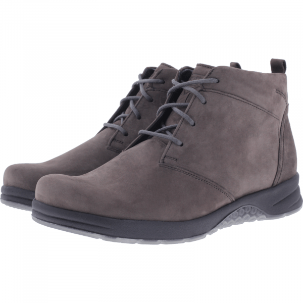 Ganter / Gloria / Vulcano Grau Nubuk / Weite: G / Leder / Art: 8-207812-6700 / Damen Stiefeletten