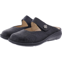 Finn Comfort / Roseau / Nero Azteko / Wechselfußbett / Art: 02598-585144 / Damen Clogs