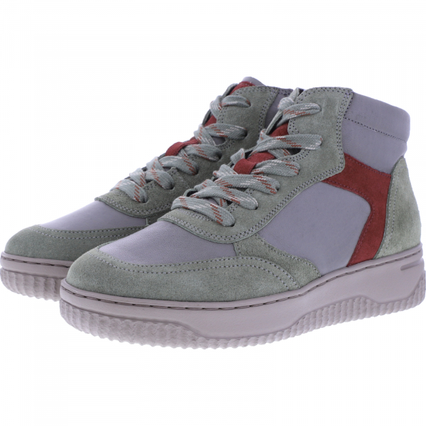 Hartjes Natural / Modell: Boogie Boot / Salbei Leder / Weite: H / 1721950-9191 / Damen Stiefeletten
