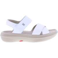 kybun / Modell: Melano / Farbe: White-Weiß / Damen Aktiv Sandalen mit Klettverschluss