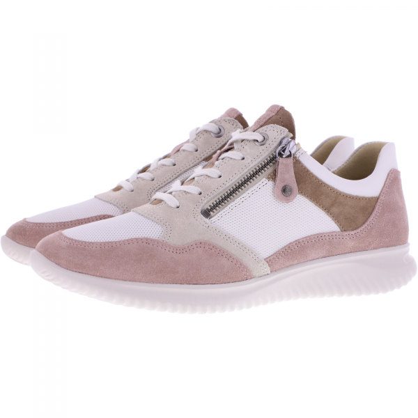Hartjes / Modell: Breeze / Altrosa-Beige Leder / Weite: G / 1621140-4632 / Damen Sneakers
