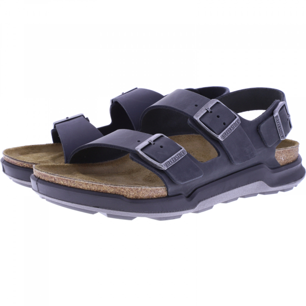 Birkenstock Crosstown Modell Milano CT Black Schwarz Leder Weite Normal Art 1018426