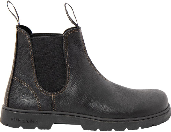El Naturalista | Nomada | N5262A | Schwarz Kalbsleder | Barfuß-Chelsea-Boots