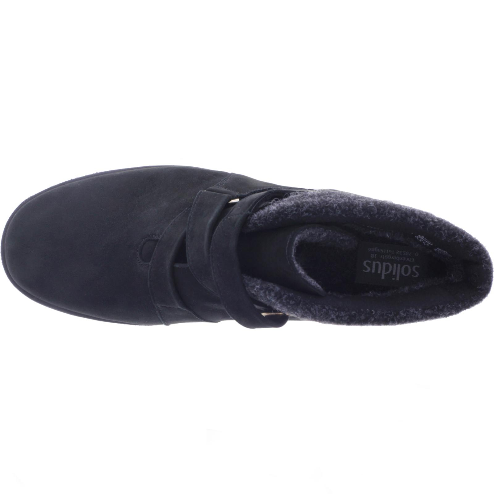 Solidus Kate Schwarz Leder Weite: K 29021 00590 Damen Stiefeletten mit Klettverschluss Solidus Kate Schwarz Leder Weite: K 29021 00590 Damen Stiefeletten mit Klettverschluss