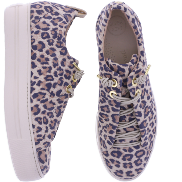 Paul Green | 5317-048 | Leopardino-Desert | Veloursleder | Damen Sneaker