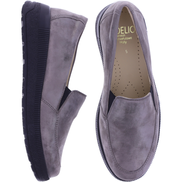 Fidelio | Holy | Umbra-Taupe | Leder | Multistretch | Weite: H | Damen Slipper