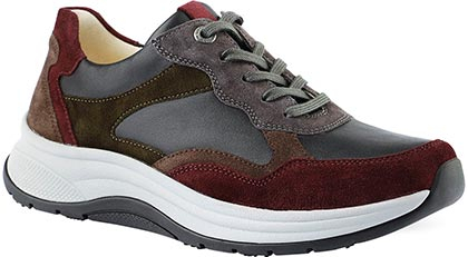 Ganter AKTIV | High Flyer | Aubergine-Multi | Weite: H | Kalbsleder | 2-201852-8799 | Damen Schnürer
