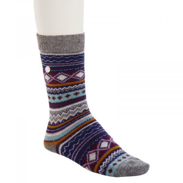 Birkenstock Damen Socken - Fashion Ethno - Denim Multi - Wolle