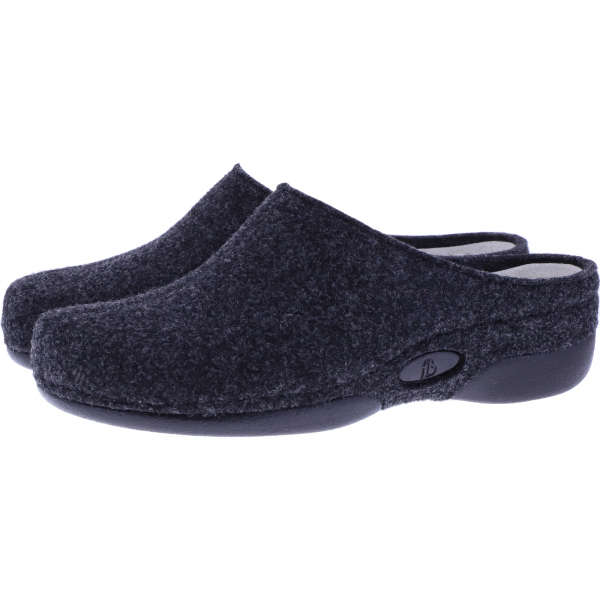 Berkemann / Modell: Lauren / Dunkelgrau Filz / Leisten: Brisbane / Art: 01553-937 / Damen Clogs