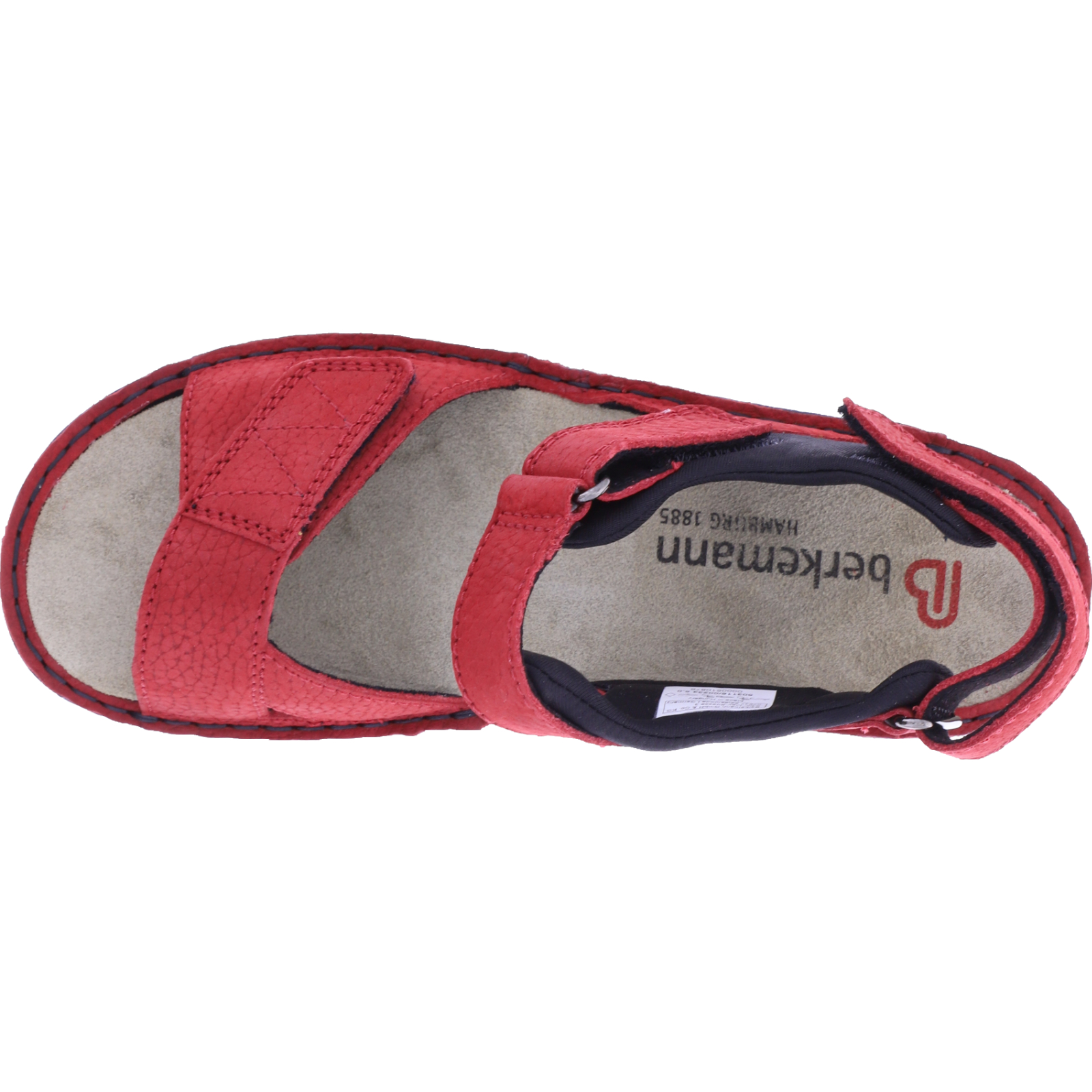 Berkemann Lugano Plantare In Schiuma Morbida Con Rivestimento In Pelle, Per Scarpe Berkoflex, Lavabile, Taglia 35.5, Accessorio Originale Tedesco
