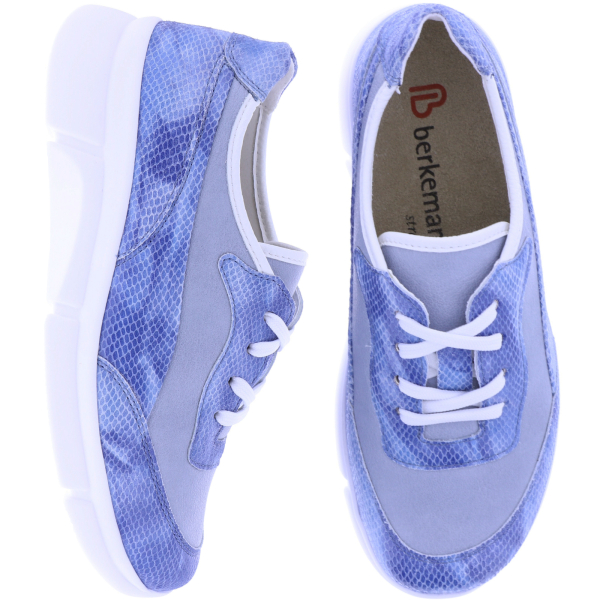 Berkemann / Modell: Vigga / Hellblau Leder-Stretch / Form: Marbella / 05122-354 / Damen Sneaker