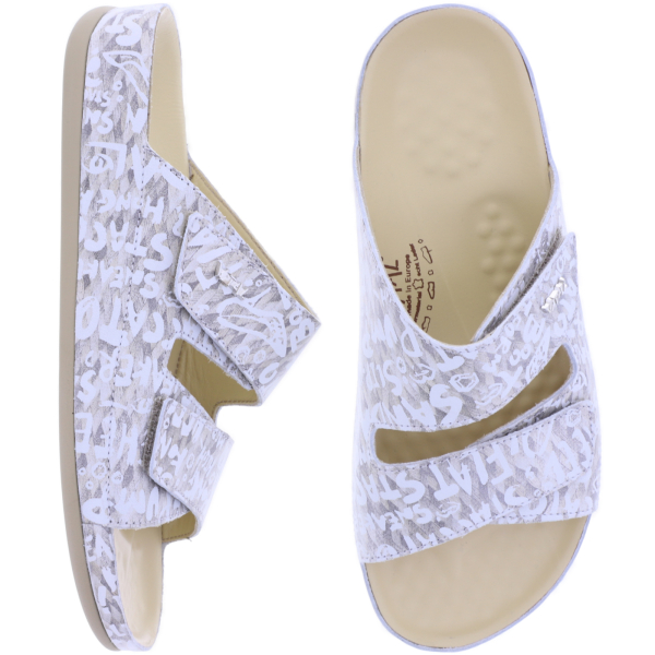 Vital Schuhe | Vital Classic | Creme-Weiß | Kalbsleder | Weite: H | 4220958-0300 | Damen Pantoletten