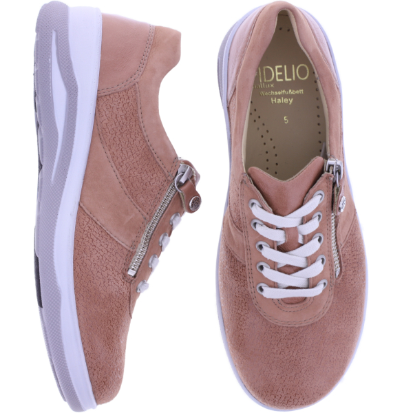 Fidelio | Haley | Cafe-Cream | Leder | Multistretch | Weite: H | Damen Schnürer