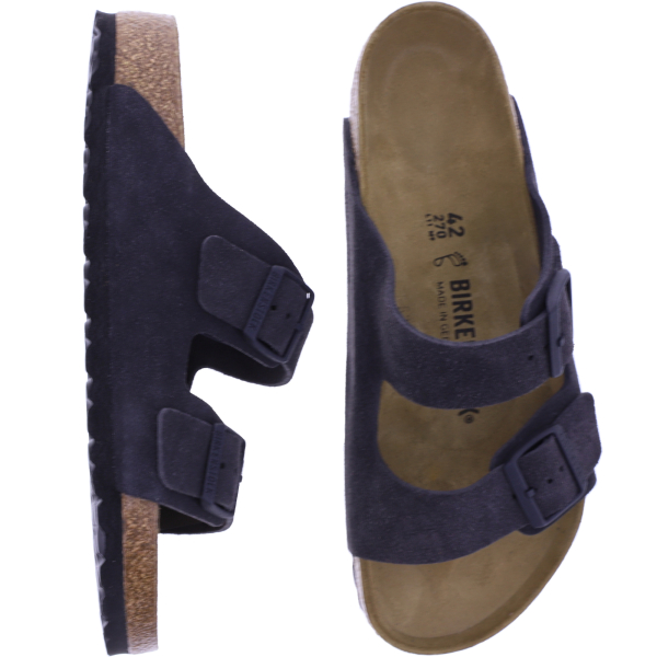 Birkenstock | Arizona | Velvet Grey-Anthrazit | Veloursleder | Weite: Normal | 1028603 | Herren