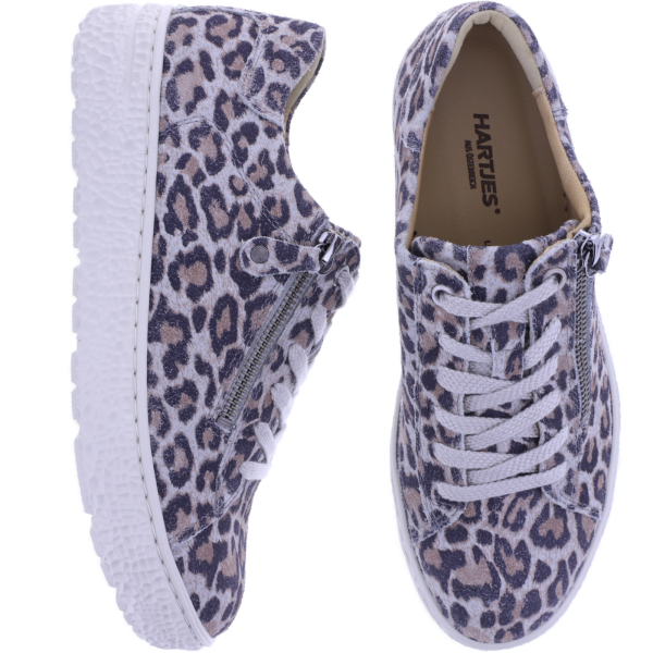 Hartjes | Phil | Leo Grau | Veloursleder | Weite: H | 1621401-1300 | Damen Sneakers