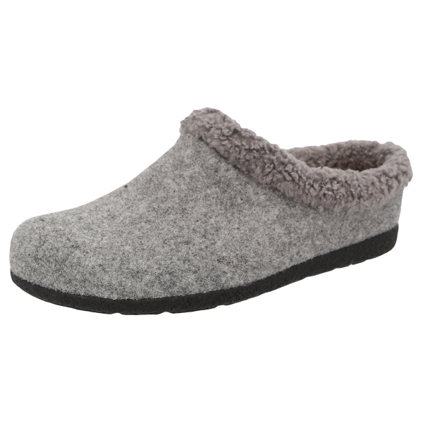 Berkemann | Tala | Hellgrau Filz | Warmfutter | Form: Cortina | Weite: G | 03200-652 | Damen Haussch