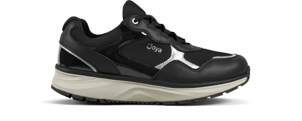 Joya | Tina III | Black-Silver | Premiumleder-Textil | Weite: H | JY148A | Damen Aktiv Schuhe