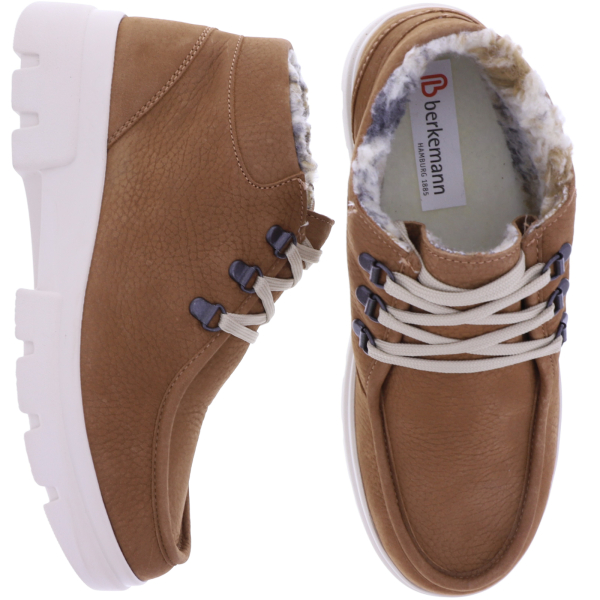 Berkemann | Mabelle | Rehbraun Nubukleder | Warmfutter | Form: Bilbao | 03811-485 | Damen Bootie